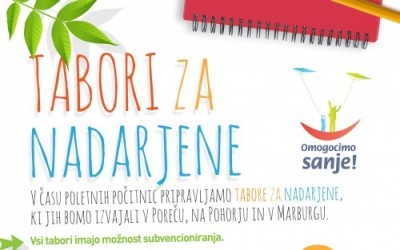 Poletni tabor za nadarjene – ZPM 2016