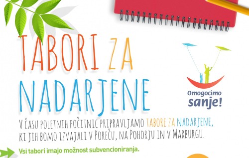 Poletni tabor za nadarjene – ZPM 2016